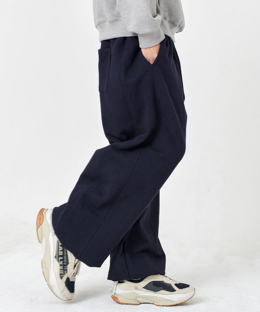PAPERBOY Balloon Wide Curve Jogger Pants - Oatmeal