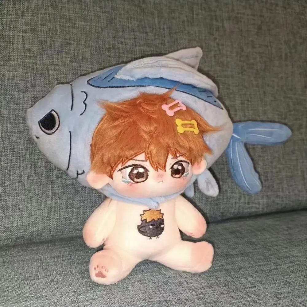20cm anime Akcja Hinata Shoyo Lalki bawełniane Lalki anime Haikyuu Śliczne lalki do przebierania Zabawki dla dzieci Dorosłych Prezenty kolekcjonerskie