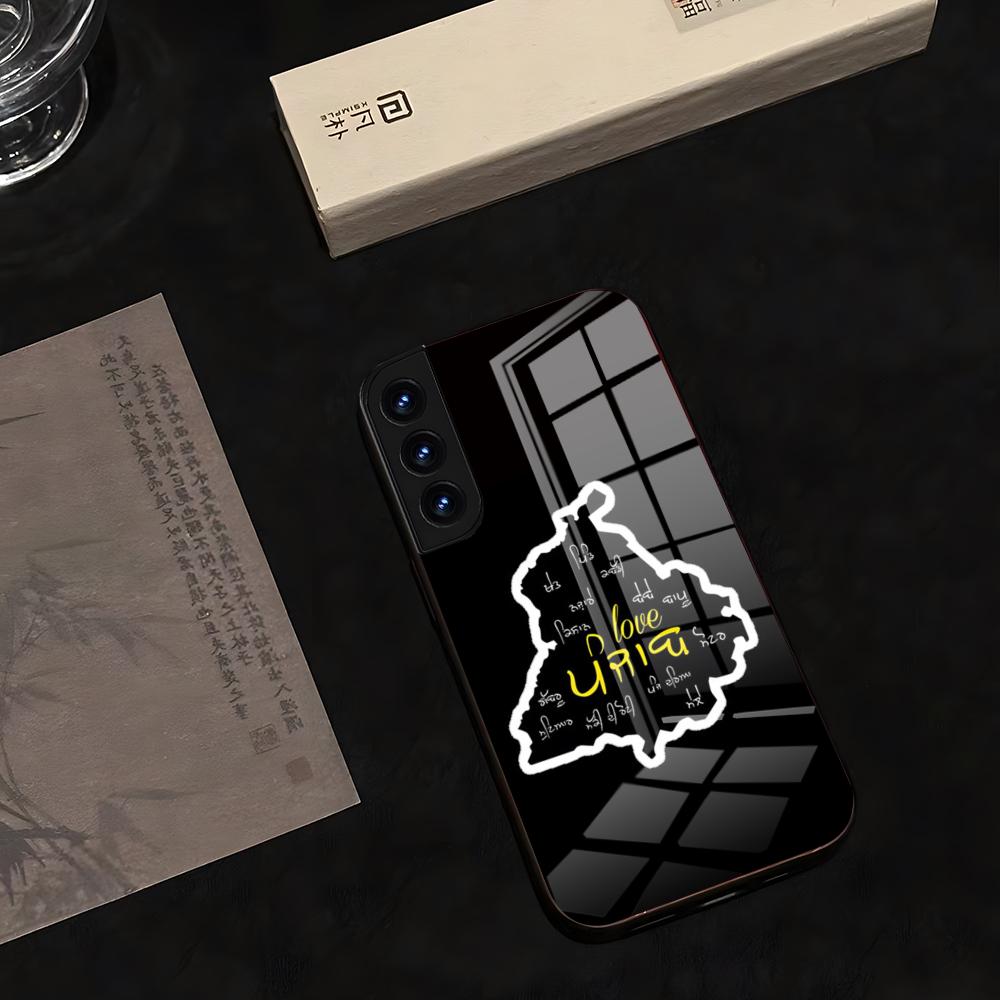 Punjab Map Phone Case 100% Brand New And High Quality A++ 2025 Glass Hot For Samsung S 25 24 Ultra Plus 23 22 21 20 A 34 54 53 N