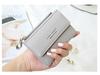 2024 Korean Style Women's RFID Anti-Theft Solid Short Wallet