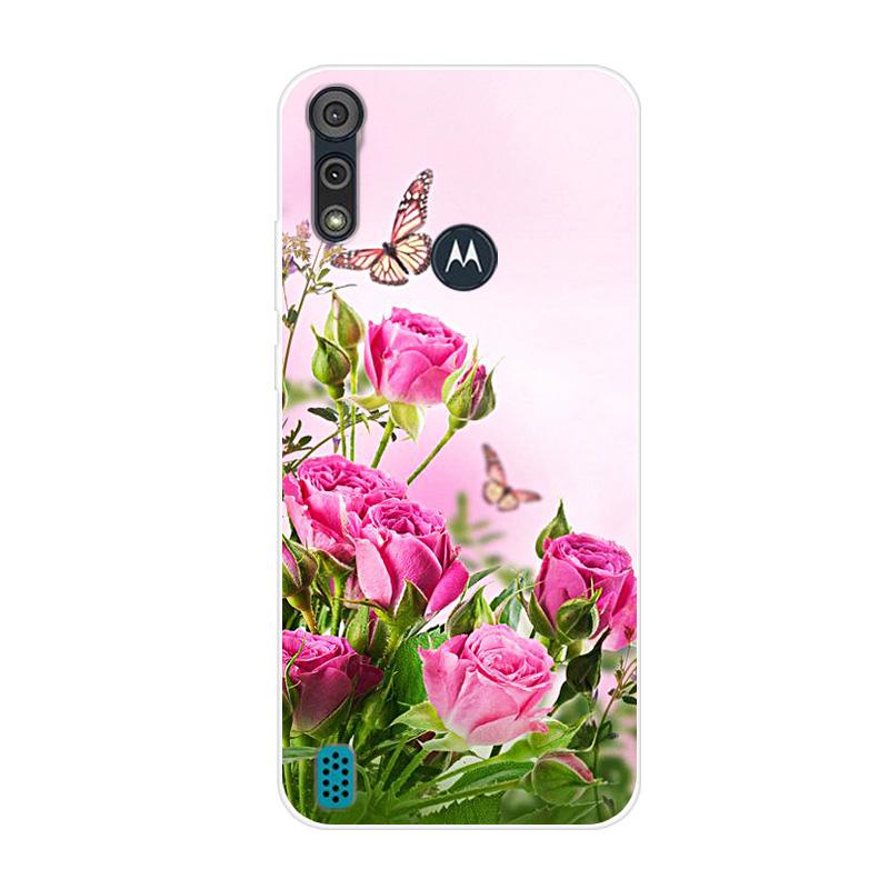 Pro Motorola Moto E6S 2020 Pouzdro Nárazuvzdorné Měkký Silikon TPU Zadní Kryt Pro Moto E6S 2020 E6i Pouzdra na Telefon E 6S Pouzdro Roztomilý Kreslený