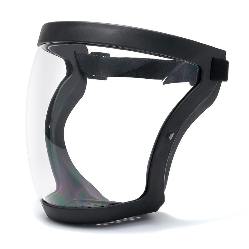 Children's Full Face Protection Mask with Anti-Fog Spherical Visor and Anti-Splash Goggles