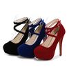 Fashion 2024 Summer New European and American Fashion Cross Lace-up Large Size Heels Female Nightclub Women's Shoes  platform heels