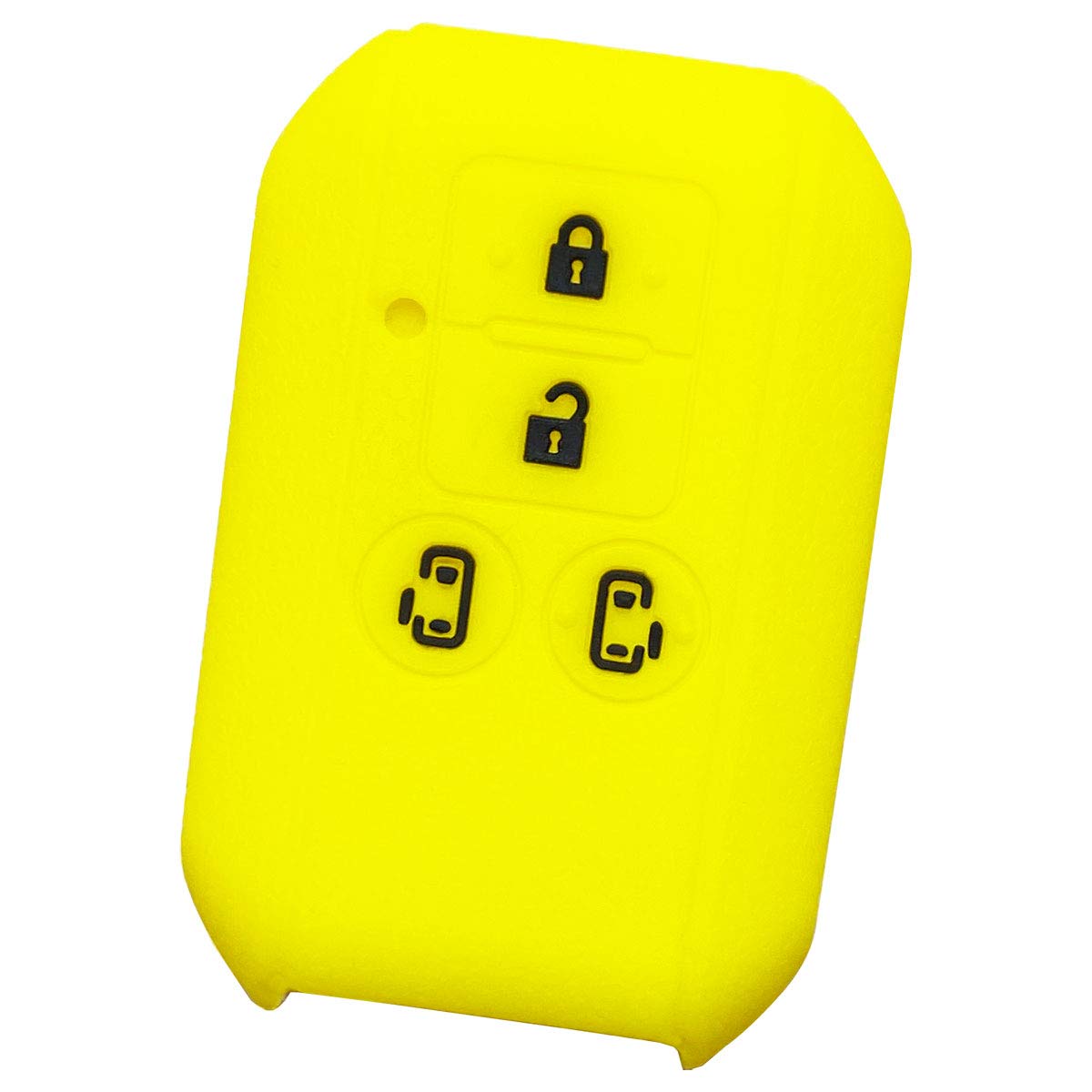 

IKT Smart Key Silicone Cover for Suzuki Cars, Sliding Type, 4 Buttons, Yellow Black, жёлтый