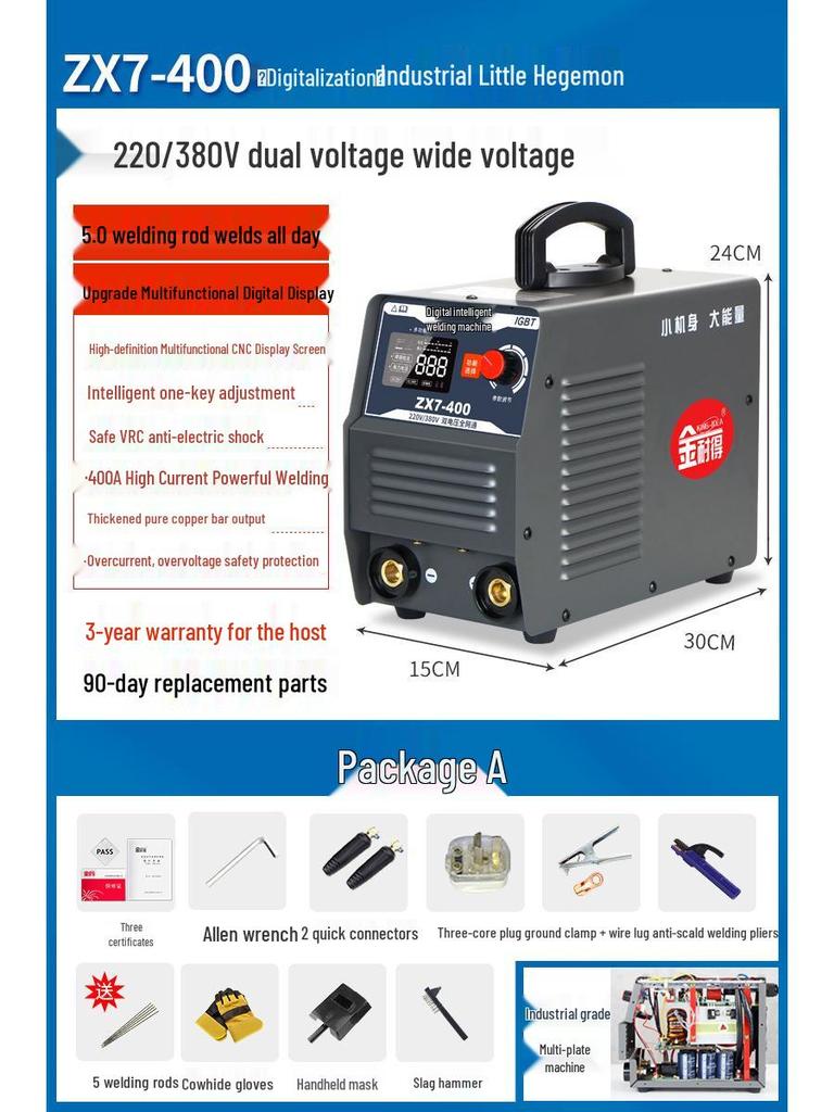 Gold Dual Voltage Mini Portable Welder for Home and Industrial Use