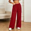 Women's Casual High Waisted Wide Leg Sweatpants