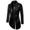 Mens Gold Shiny Metallic Sequin Tuxedo Dinner Blazer Jacket Man Party Wedding Banquet Prom Stage Performance Costume Cosplay