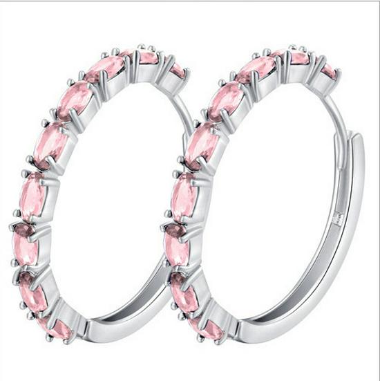 European & American Fashion Zircon Ear Cuffs: Versatile, Stylish Egg-Shaped Earrings for Women’s Street Style