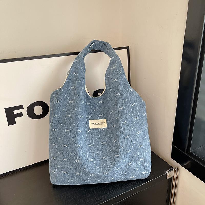 Large-capacity Women's Bags, New Summer Versatile Shoulder Shopping Bags, Leisure College Students Class Tote Bags