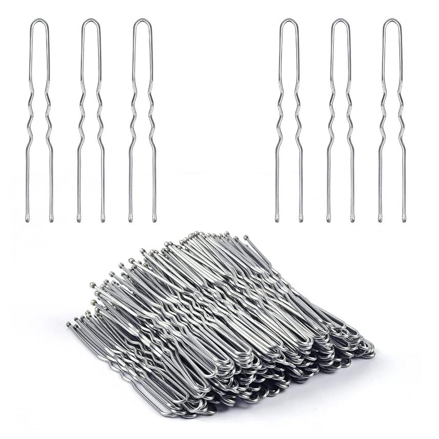 50-200 szt. 6 cm Podstawowa spinka do włosów w kształcie litery U, pozłacana metalowa, niewidoczna, do stylizacji włosów, wsuwka, akcesoria do włosów salonowych, ślubny uchwyt do włosów