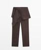 Masimodutti Linen Blend Skirt Pants