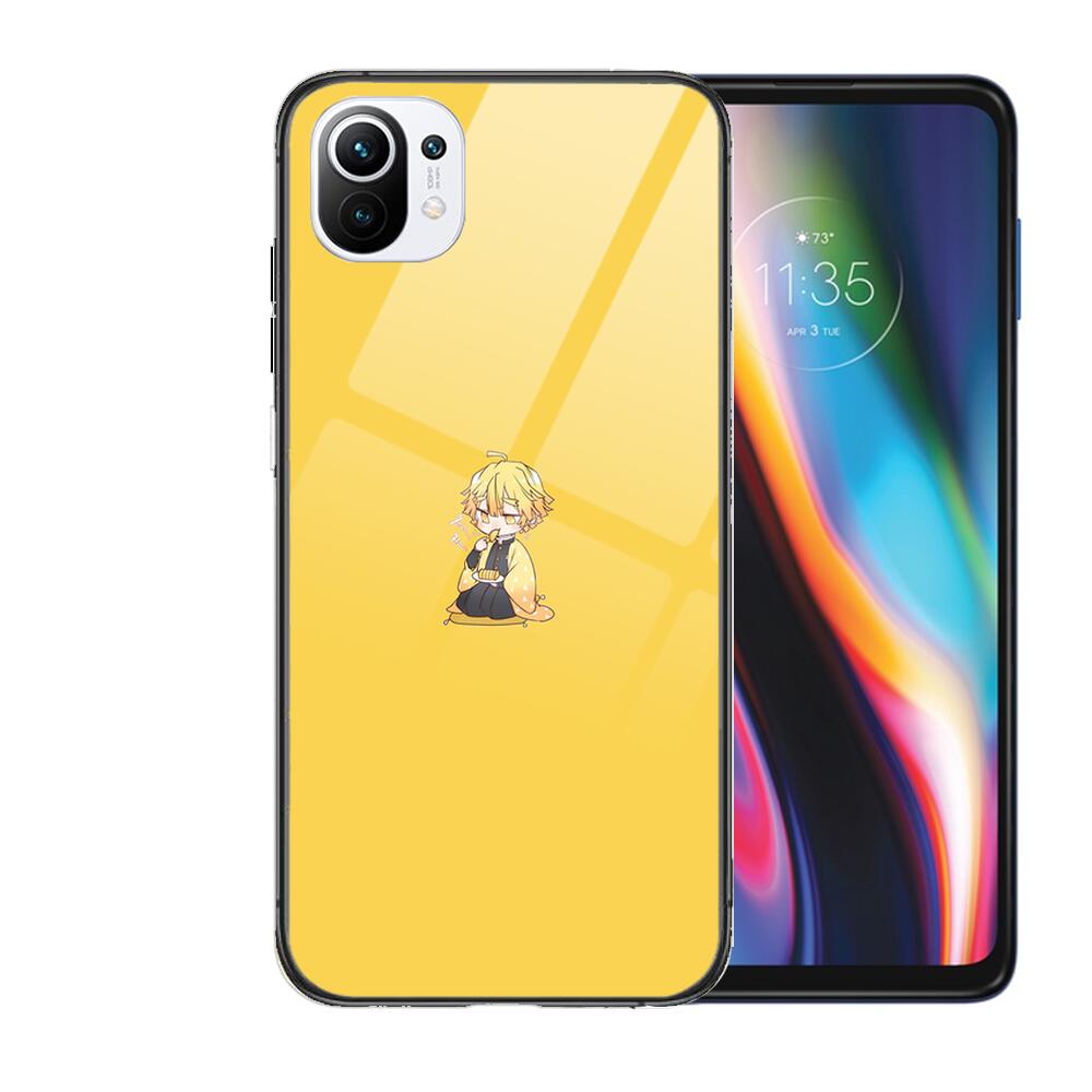 Kamado Nezuko Kimetsu No Yaiba Demon Slayer TPU Soft Tempered Glass Phone Shell Case For Xiaomi Redmi 11 Lite Pro Ultra 10T 10 9