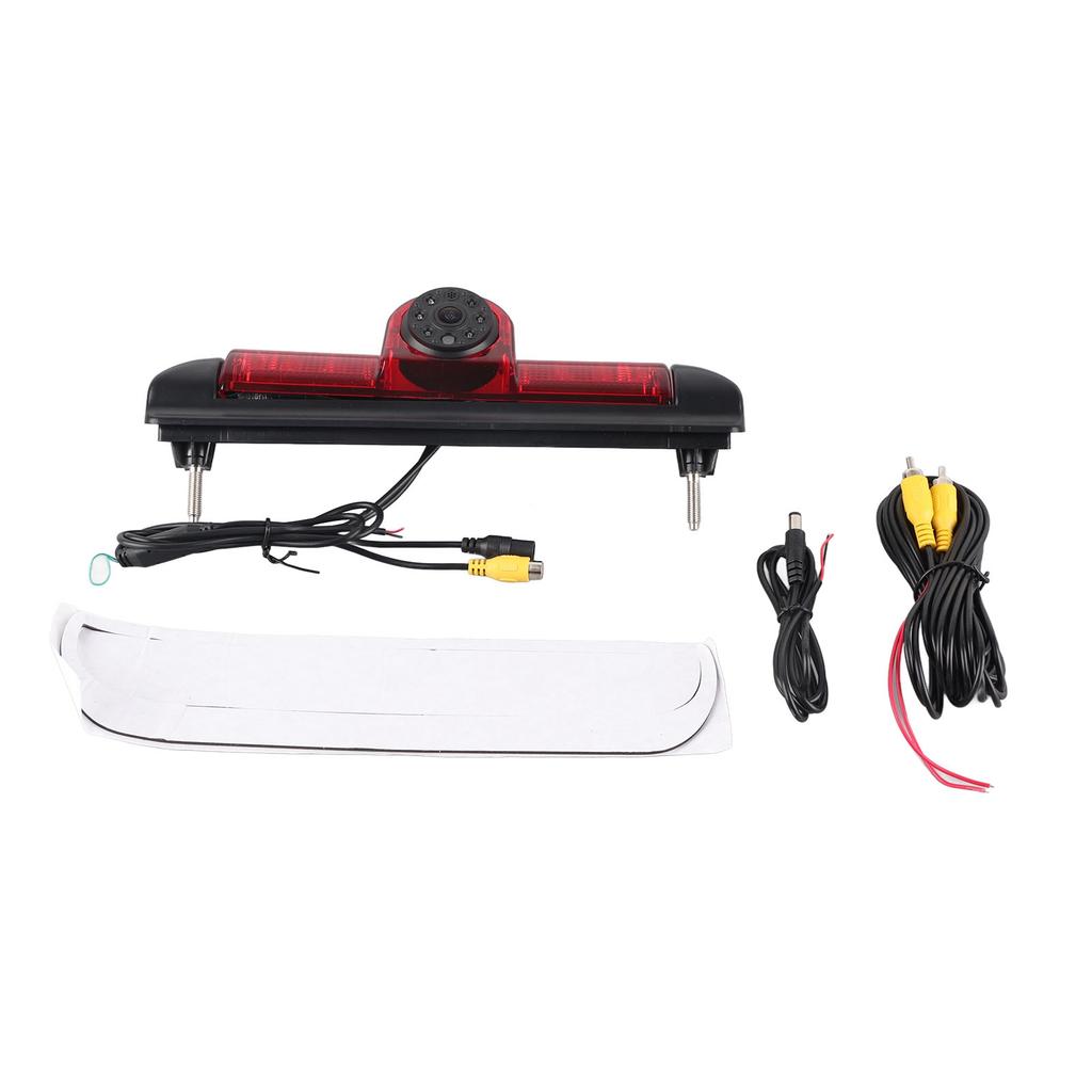 Car Rear View Reversing Camera 170 degrees  HD LED Night Vision Brake Light Mounted Replacement for Fiat