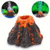 1PC Fish Tanks Landscaping Simulation Volcano Aquarium Accessories Rockery Ornaments Aeration Pump Bubble Stone