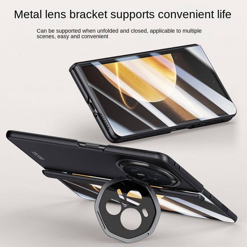 Magsafe Magnetic With Privacy Tempered Glass Flim Full Protect Case For Honor Magic V 3 Magic V3 Spring Hinge Holder Cover