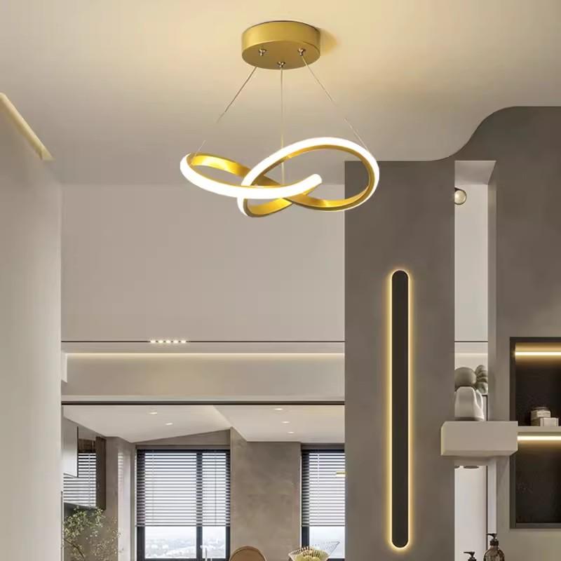 Modern LED-es étkező lámpa Személyiség Kreativitás Egyszerű étkező csillár Nordic Modern Egyszerű étkező szállodai lámpa
