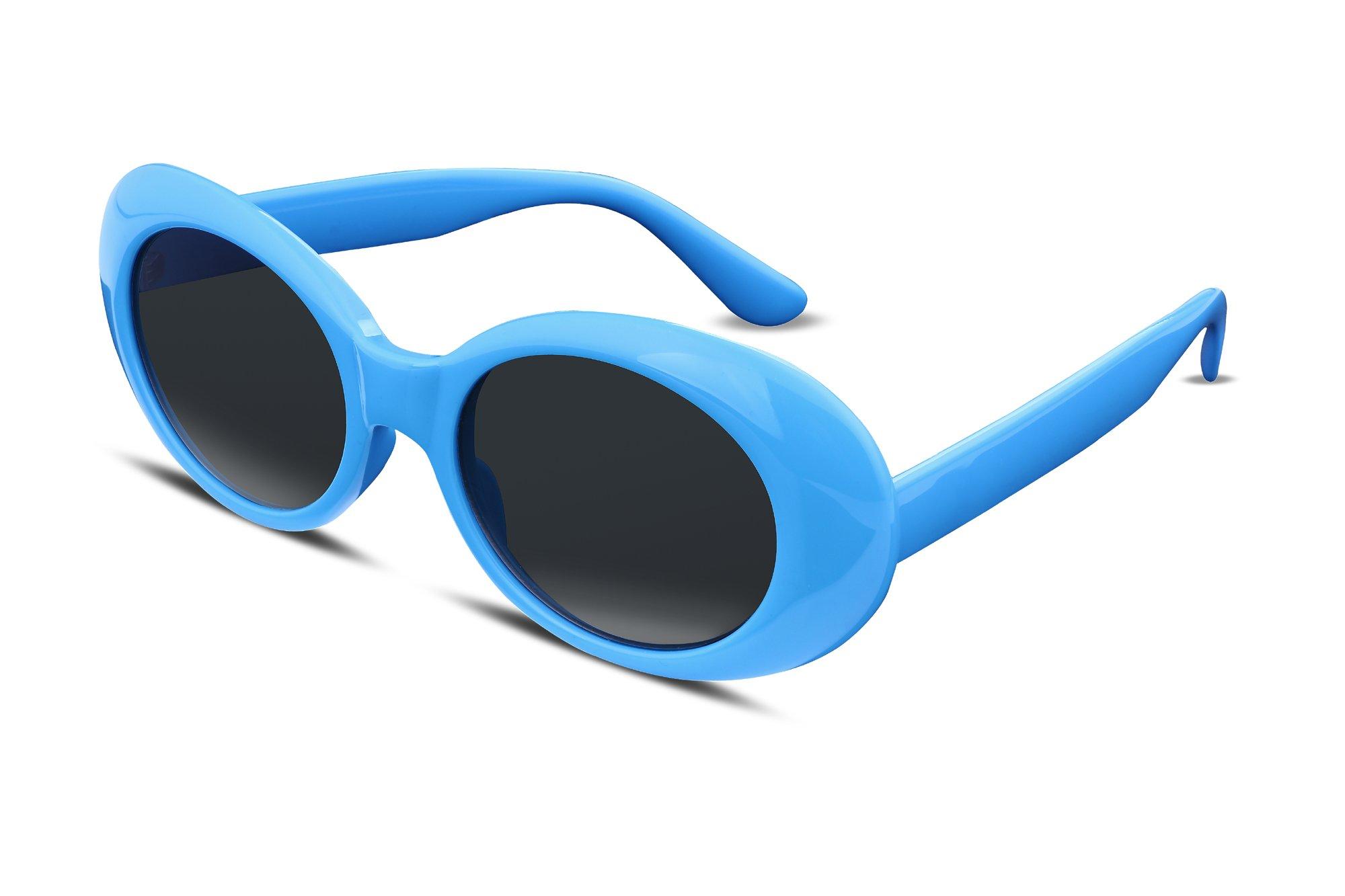 

Sunglasses Novelty Sunglasses Retro Hip Hop Drive Oval Type Present Gift sunglasses B2253 [FEISEDY] Women s Men s