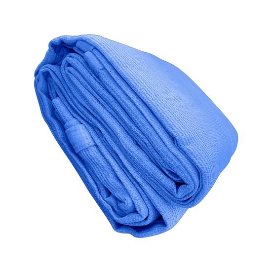 Tecido de Sombra para Exterior Resistente a UV Respirável Resistente ao Vento Tecido HDPE Cobertura de Proteção Solar para Deck com Argola D de Aço Inoxidável
