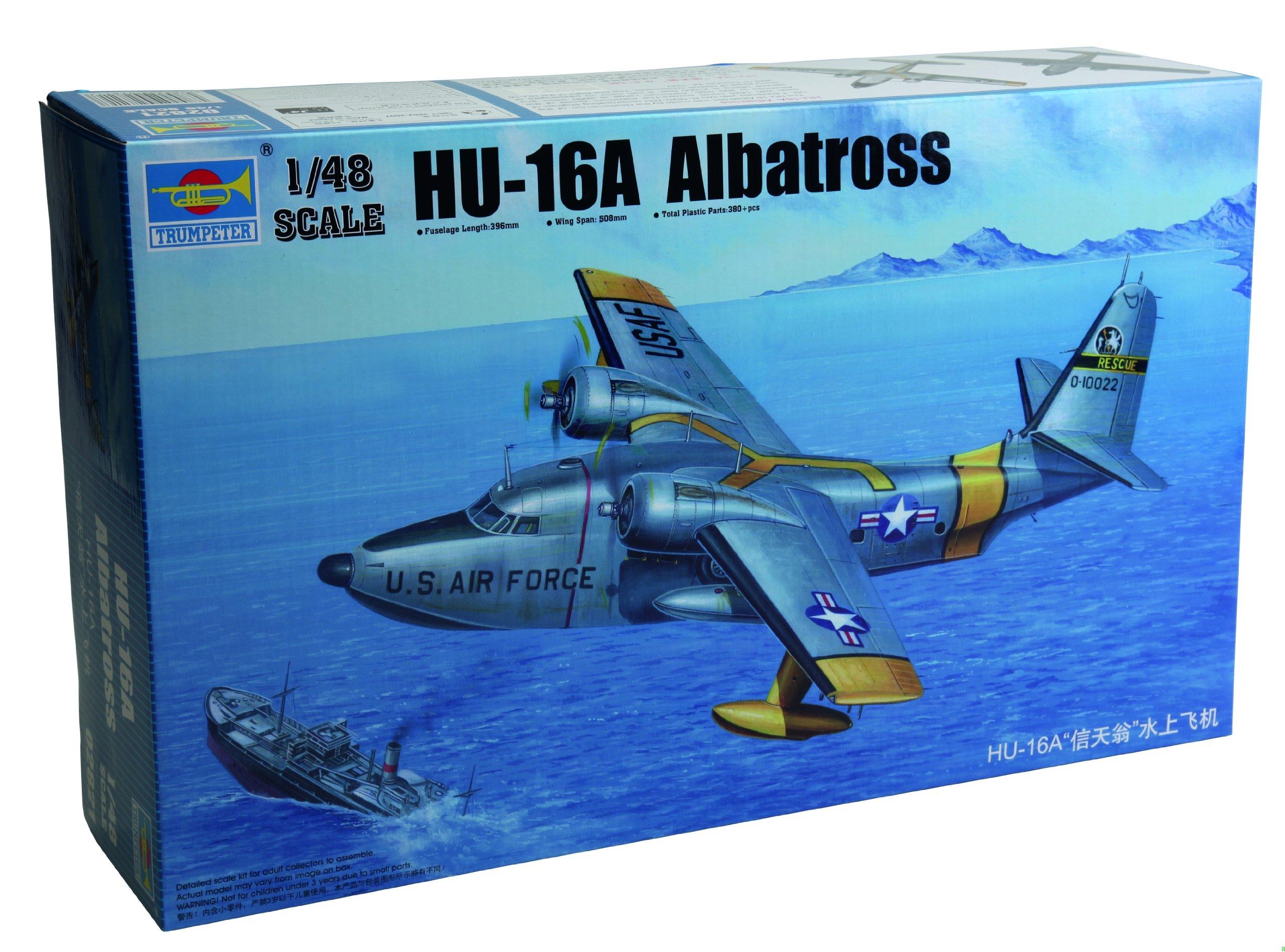 

Самолет-амфибия Trumpeter HU16A Albatross ВВС США (Масштаб 1/48)
