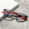 +100~+400 1pc TR sports reading glasses lightweight and non-slip design suitable for both men and women rectangular frame