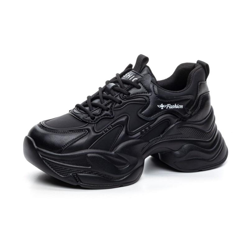 Spring women's shoes new small flat casual little white shoes wedge heel muffin platform net shoes tide