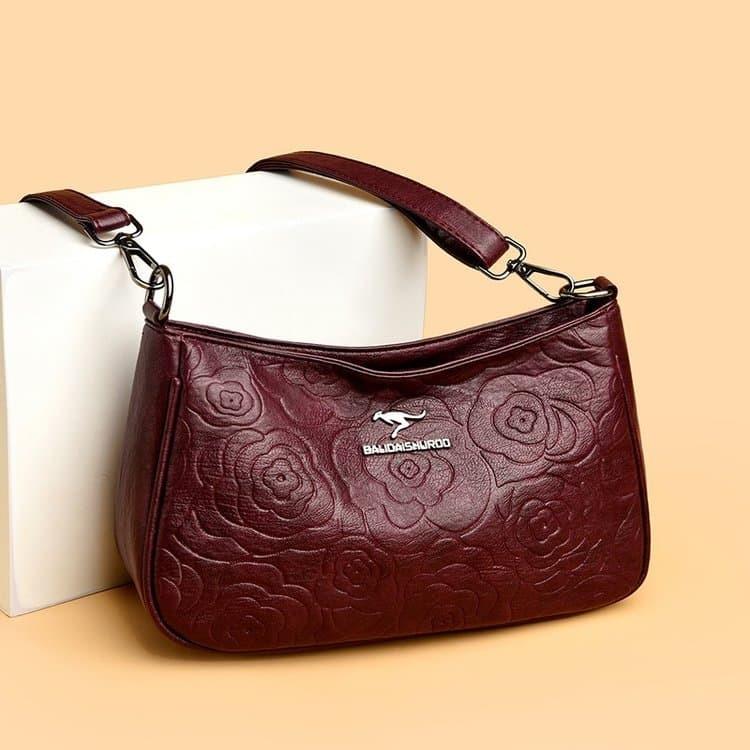 Embossed armpit bag women's shoulder messenger bag