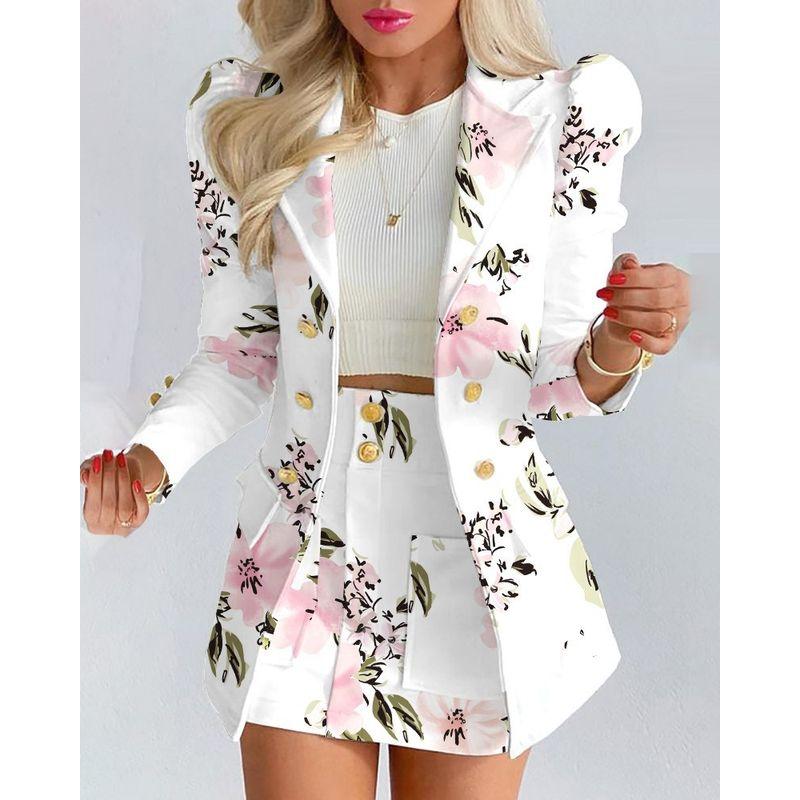 Women Long Sleeve Two Pieces Set 2022 Fashion Casual Suit Women's Clothing