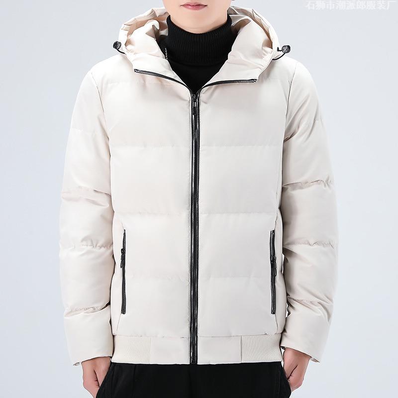 Winter Neuer Trend Feder Rong Wattierte Jacke Herrenjacke Kapuzenwattierte Jacke Verdickt Übergröße Herrenjacke