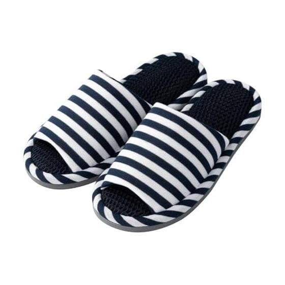 NITORI Slippers Mesh Border MB2301 NV L 7823467