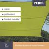 Voile d'ombrage carrée provence outillage - vert - 5 x 5 m - tissu aéré hydrofuge - protection anti-uv