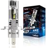 Kaedear Bike Headlight H4 LED Bulb 3100 Lumens/30W/12V/6000K with Fan