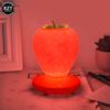 LED Strawberry Lamp for Bedroom Silicon Touch-Sensor USB Rechargeable Dimmable Idyllic Bedside Night Light for House Decoration