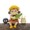 Mein Nachbar Totoro mit Mais Mädchen Katze Mini Modell Ornament Für Geburtstage Und Feiertage
