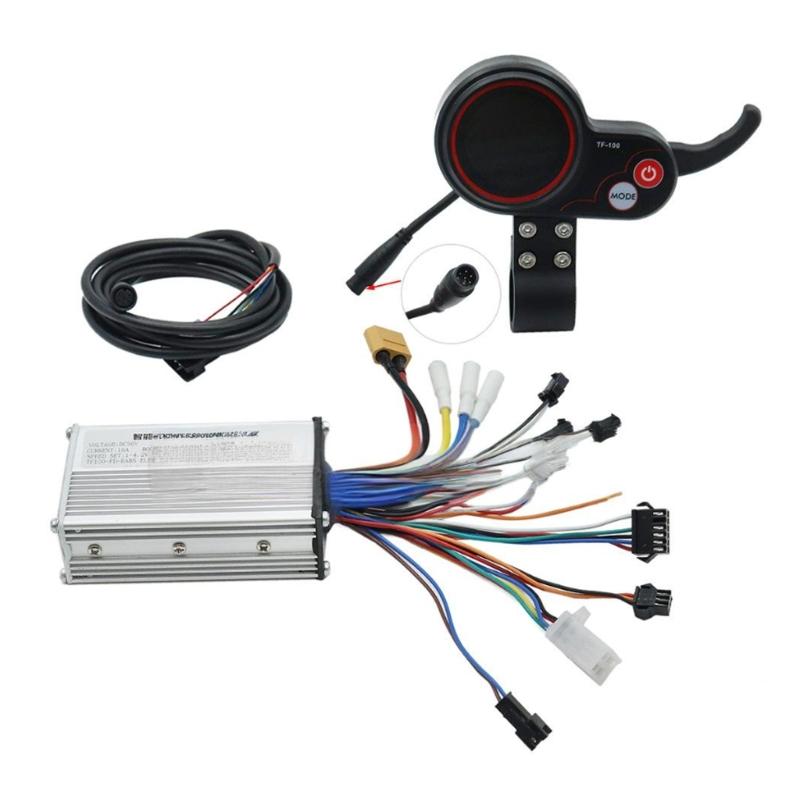 High Visibilities LCD Speed Controller Electric Bike Mountain Cycle Scooters Display Shockproofed Construction