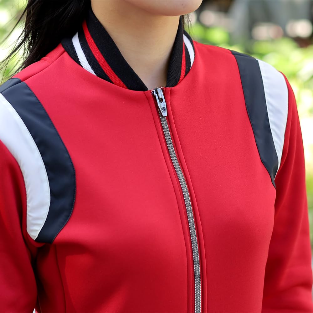 Kapelmuur Varsity for Cycling Made in Japan Jacket, Red, WL, Fall/Winter (5°C-15°C),