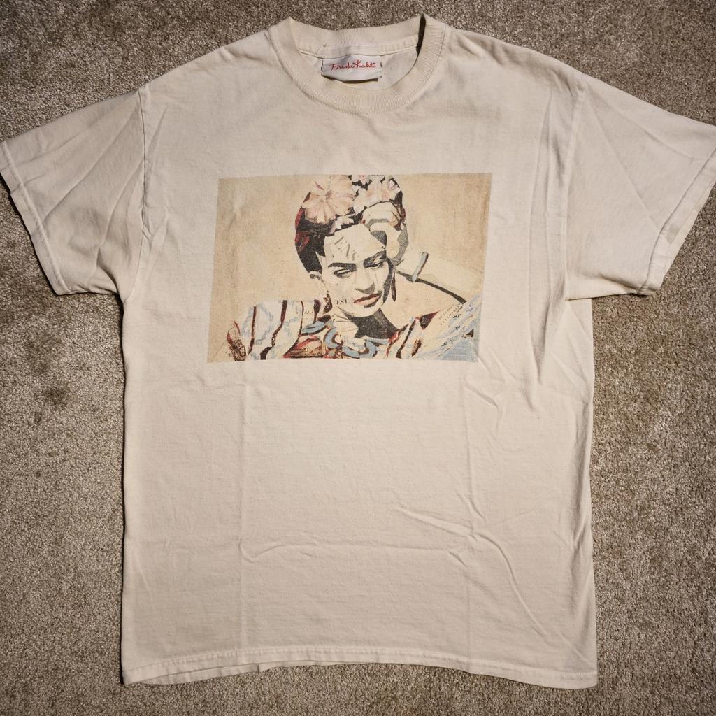 2018 Frida Kahlo Corporation Mens M Art T-shirt Grunge Skate Emo Feminist Garden