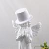 Mini Top Hat 9cm EVA Baby Toppers for Dolls Crafts Black/White Pet Costume Accessory