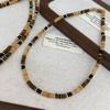 Star Wang Yibo Same Tiger Eye Fortune Beaded Necklace Versatile Autumn And Winter Maillard Wear Women'S Collarbone Chain