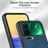 For Xiaomi 17 Pro Case Shockproof Slim Retro Leather Phone Back Cover