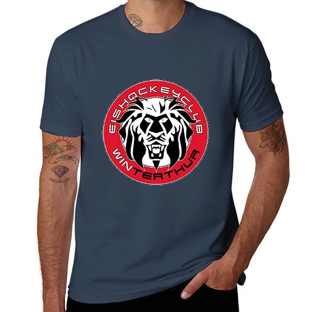 EHC Winterthur T-Shirt essential t shirt boys animal print mens graphic t-shirts hip hop