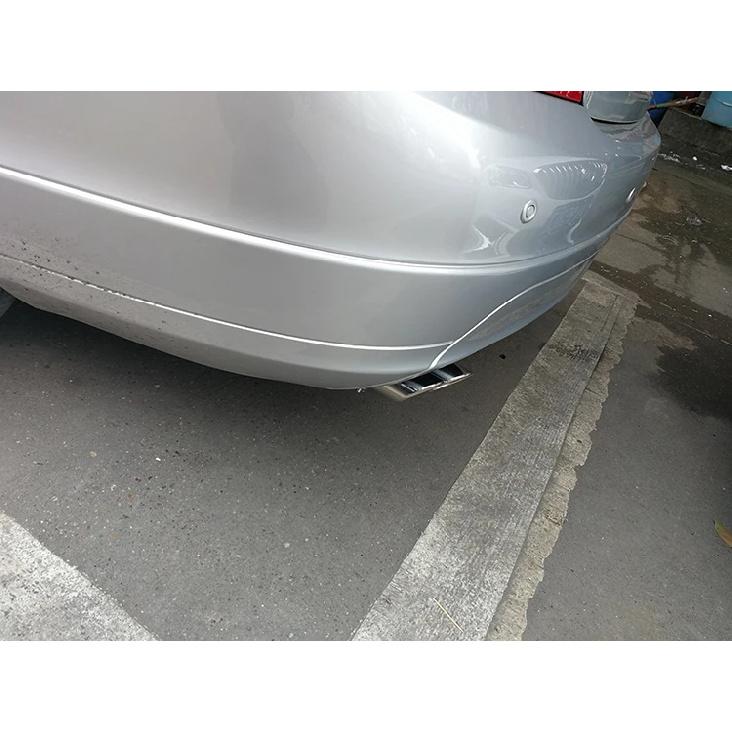 accessoir de exhaust muffler end pipe protector tail decorative tip sus#304 stainless steel auto parts For Mercedes Benz C180K