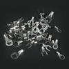 320 Pcs Non-Insulated Ring Fork U-Terminal Connector Wire Connector Durable