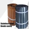 Garden Edging Border Yard Edging 32.8 FT Corrugated Flexible Fences For Wall Outdoor Driveway Gravel Flower Bed Pool Pathway