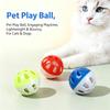 Cat Toy Balls with Bells Inside for Play and Hunting Instinct Stimulation