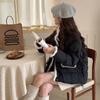 High-end White Duck Down Mink Hair Down Jacket Women's Winter Fashion Short Stand-up Collar Sweet Warm Small Coat
