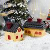 3D Christmas House Silicone Mold Snowhouse Home Desktop Decoration DIY Candle Aromatherapy Cake Topper Epoxy Resin Mold
