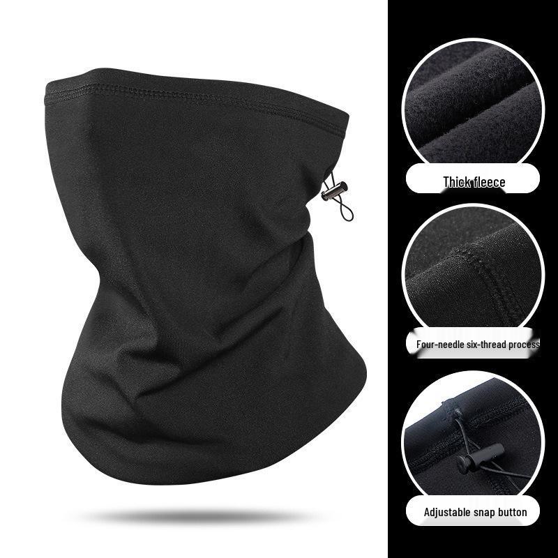 Unisex Outdoor Thermo-Fleece Nackenwärmer & Gesichtsmaske für Skifahren, Radfahren und Wandern