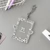 Graffiti Angel Acrylic Card Holder with Wing Design