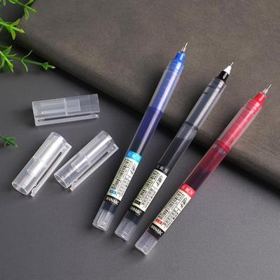 Rychleschnoucí černá 0,5mm kuličková tužka - Velká kapacita, Hladké psaní, Barevný design, Ideální pro podpisy.