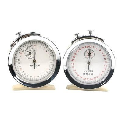 Education Timer Metal Mechanical Stopwatch Multiurpose Stop Clock for Classroom Laboratory Athletic Timing Applications
